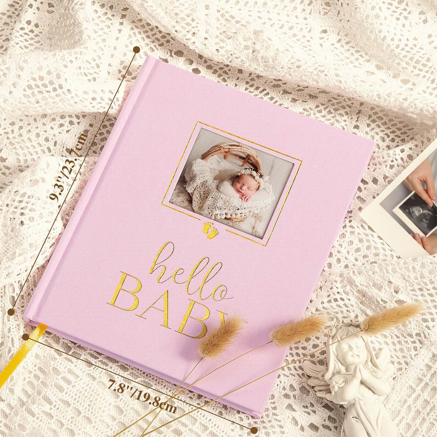 Thumbnail 1 de Lanpn Hello Baby Memory Book: First 5 Years Keepsake (Pink, 154 Pages)
