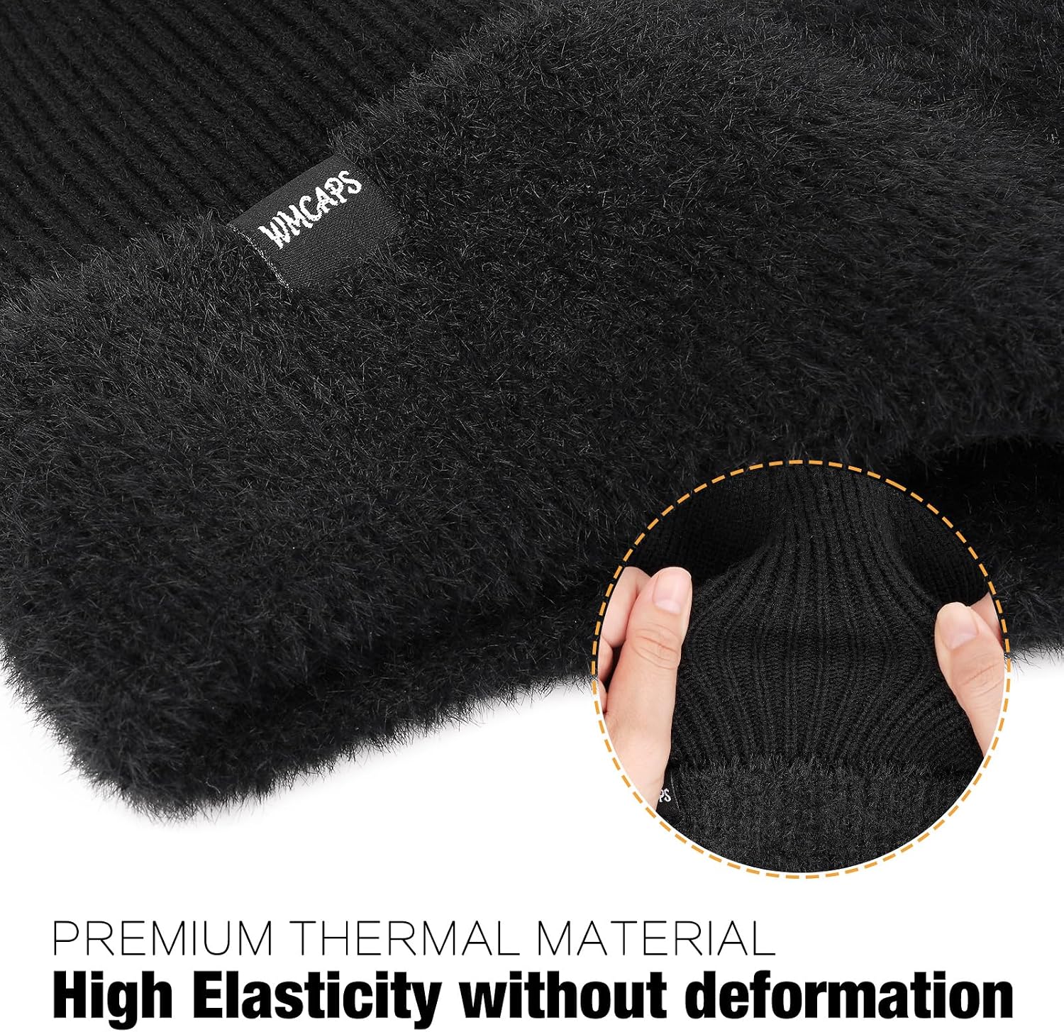Detalle de Wmcaps Winter Fleece Earflap Beanie 🧣