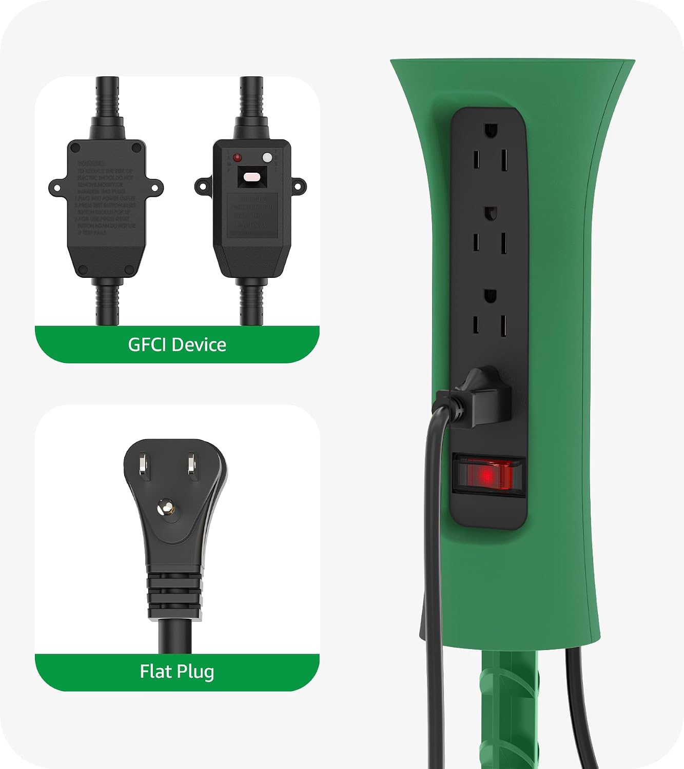 Thumbnail 6 de CCCEI Outdoor Power Strip 15 ft