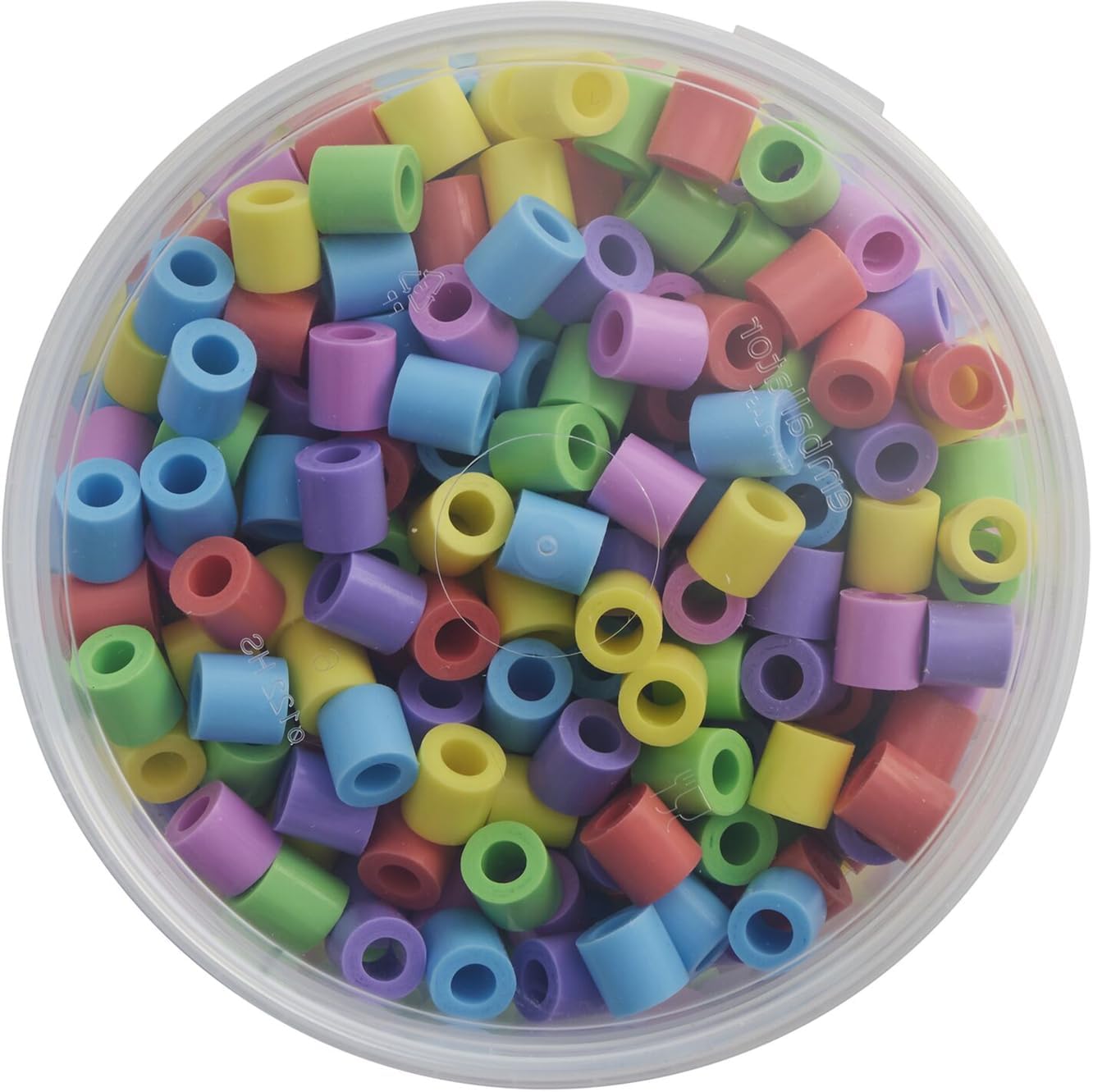 Detalle 2 de Hama Bügelperlen 8571 Pastell Mix 600 Stück Maxi 10 mm