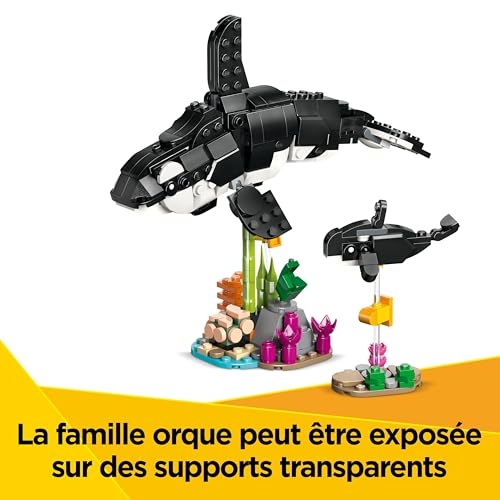 Detalle de LEGO Creator 3-en-1 Animaux Sauvages : la Famille de Pandas – Jouet de Construction transformable