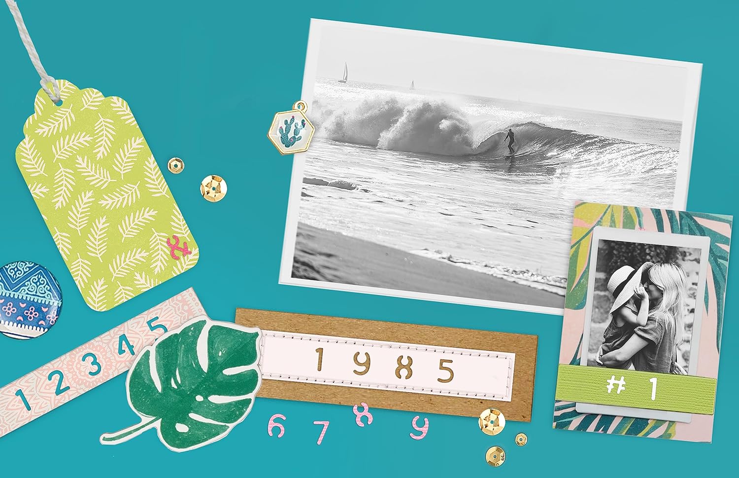 Thumbnail 6 de We R Memory Keepers Word Punch Board Ensemble chiffres et symboles – pour cartes et loisirs créatifs en papier