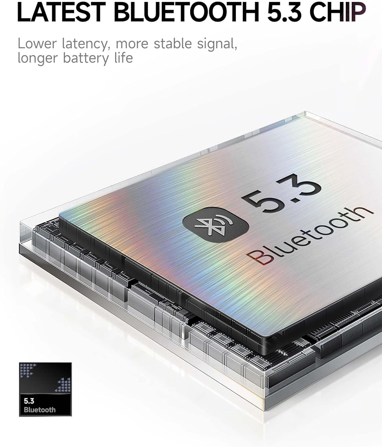 Thumbnail 5 de Picun B8 Bluetooth headphones 120‑hour battery