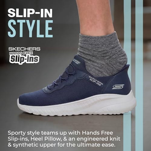 Thumbnail 3 de Skechers Men's Bobs Squad Chaos Daily Hype Trainer – Navy (UK 9)