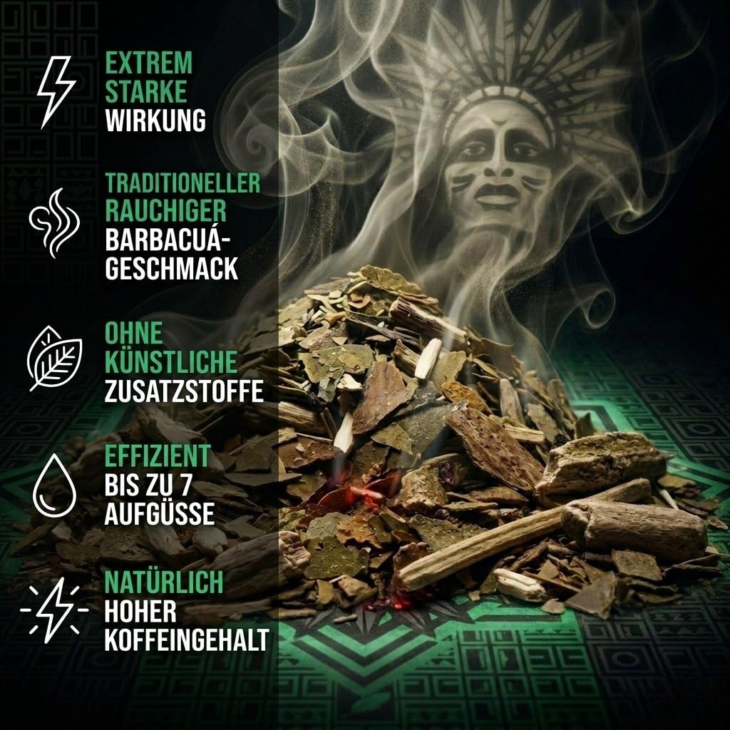 Detalle 2 de Mate Tee Guarani „Energia“ mit Guarana (500 g) – traditioneller Mate aus Paraguay