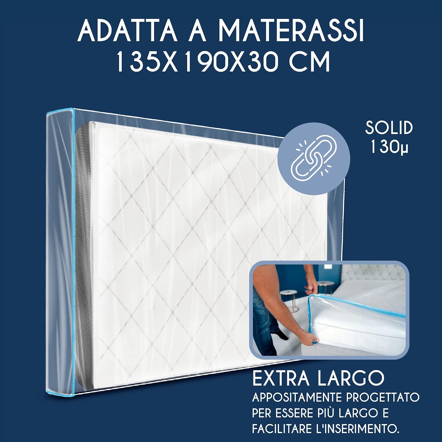 Detalle 2 de Dreamzie Custodia Materasso 135x190