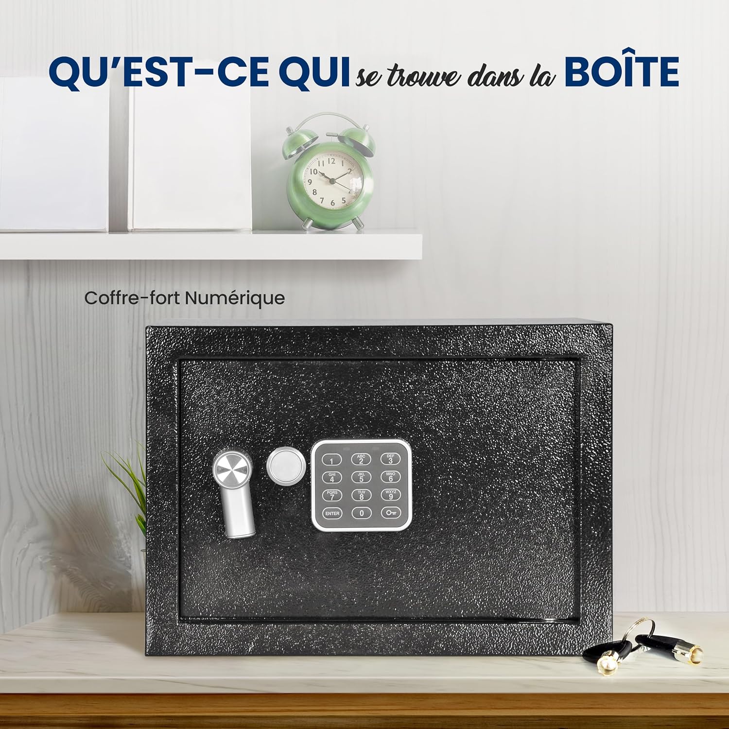 Detalle 2 de SereneLife Coffre-fort 0,24 pi³ 🛡