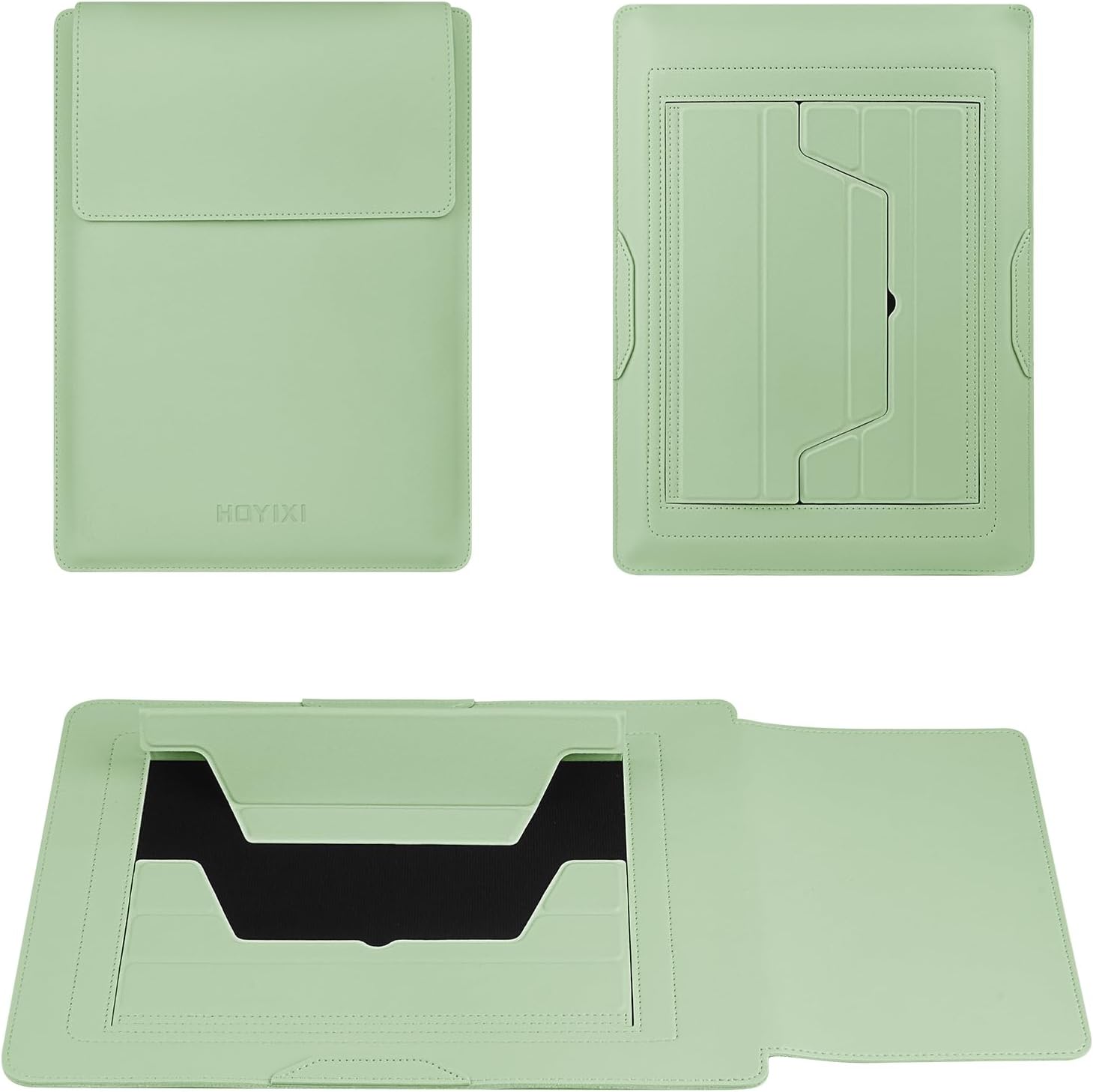 Thumbnail 1 de HoYiXi Laptop-Hülle 13,3 Zoll (33,5 x 25,2 cm) mit verstellbarem Stand und integrierter Mauspad-Funktion, grün