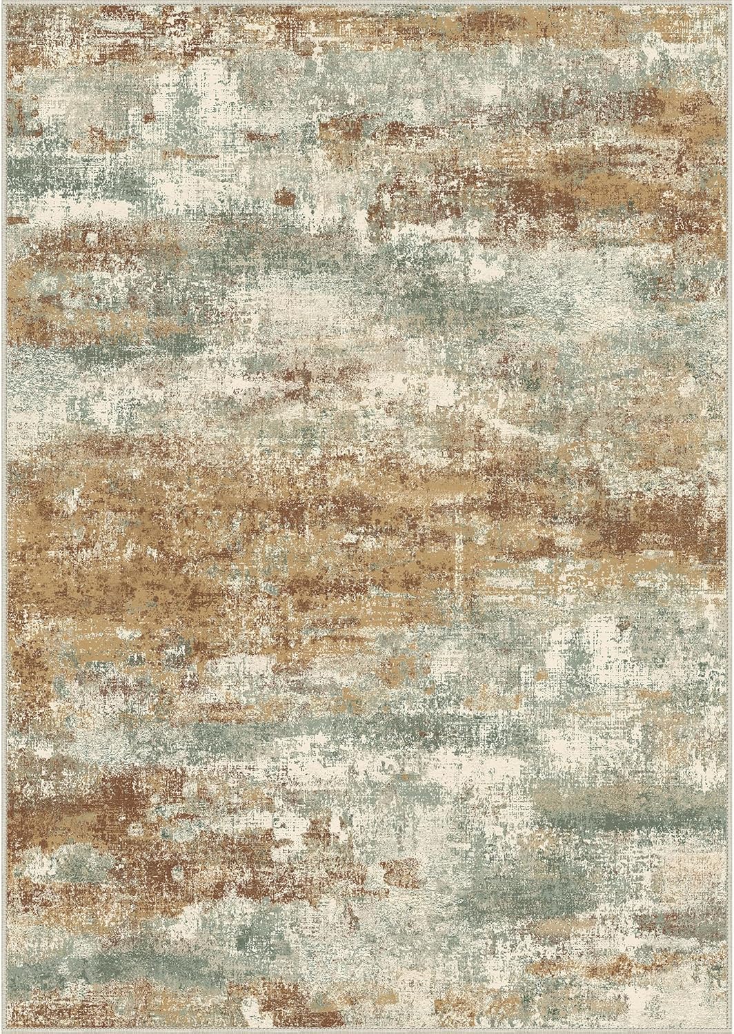 Thumbnail 6 de BEIMO Tapis Moderne 200x290 cm à Motif Abstrait Rouge Orangé – Antidérapant et Lavable en Machine