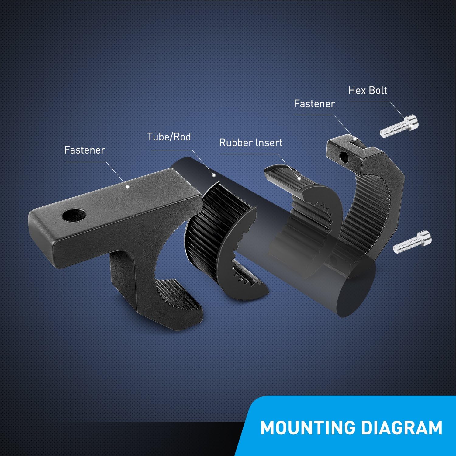 Thumbnail 5 de Nilight 90020B 2-Pack Mounting Bracket 🔩