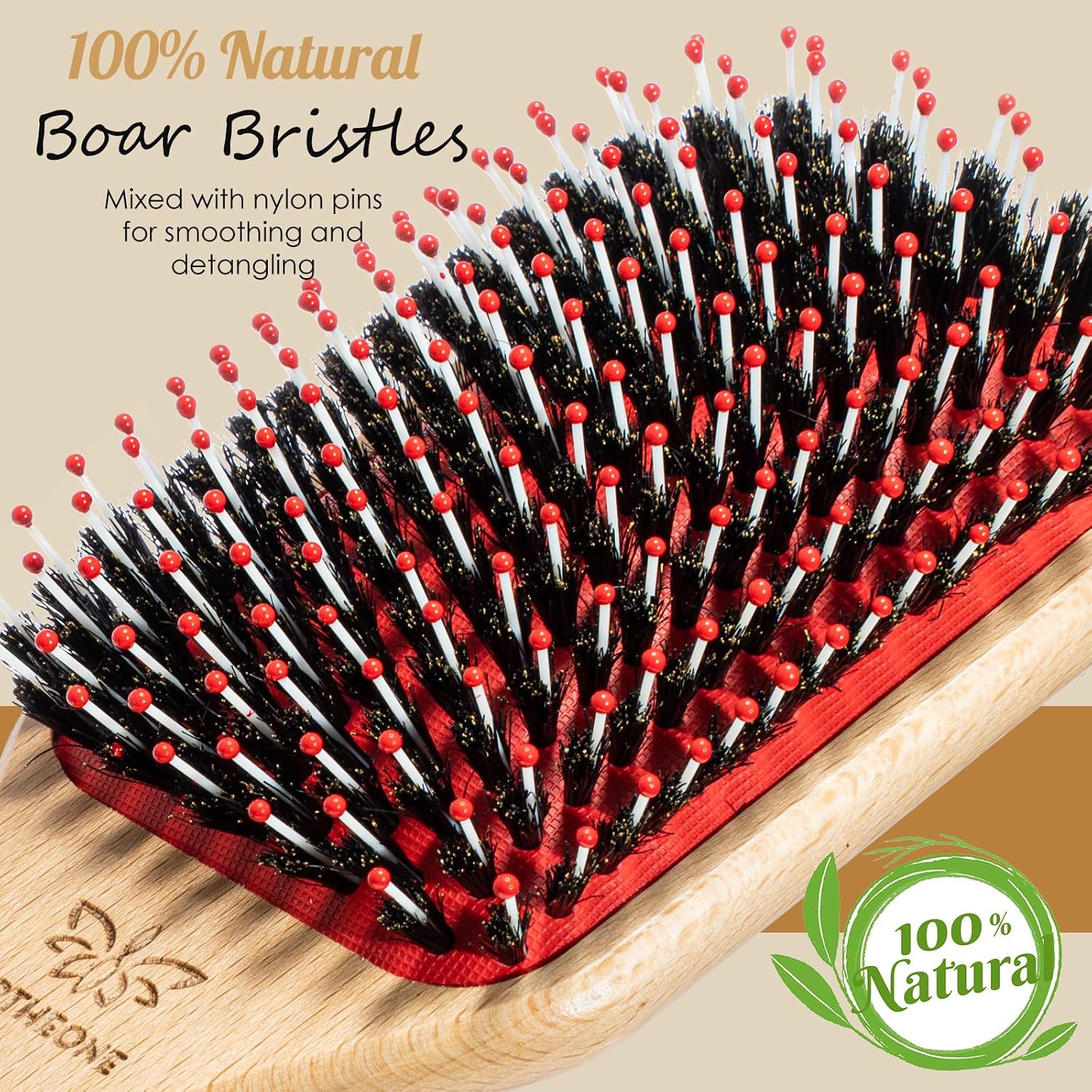 Detalle 2 de URTHEONE Hair Brush Set with Boar Bristles