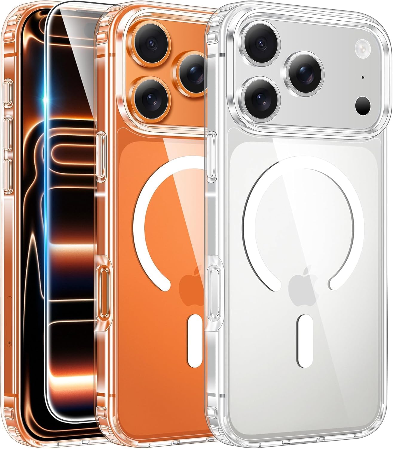 Detalle de FNTCASE iPhone 17 Pro-Max 6.9 Clear Mag Case