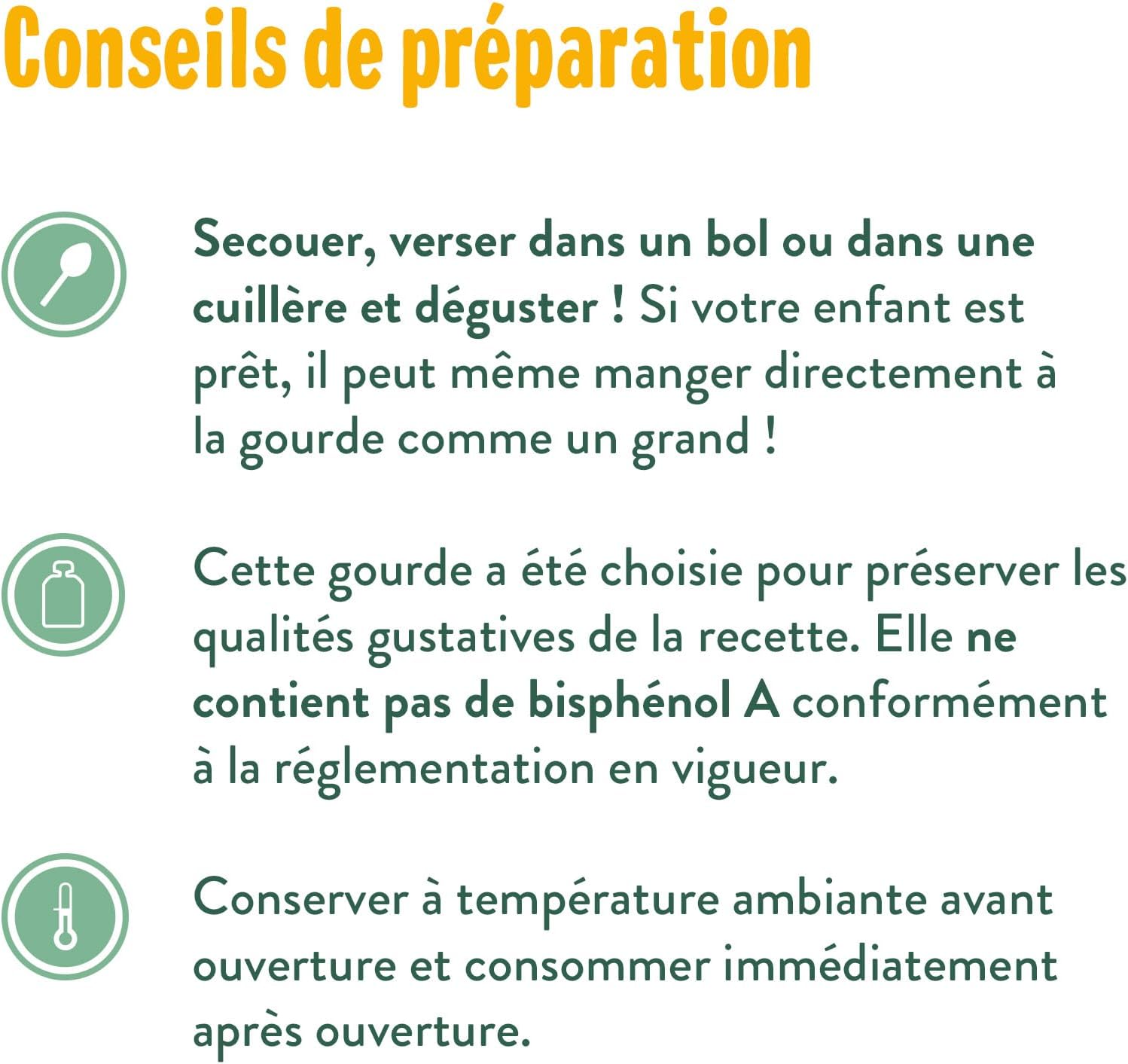 Detalle 2 de GOOD GOÛT Petit Déj Fraise – Gourde bébé dès 6 mois, format nomade, sans sucres ajoutés, 10x70 g