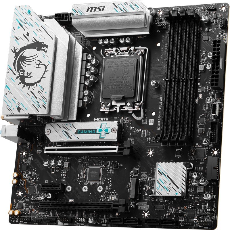 Detalle 2 de MSI B760M GAMING PLUS WIFI