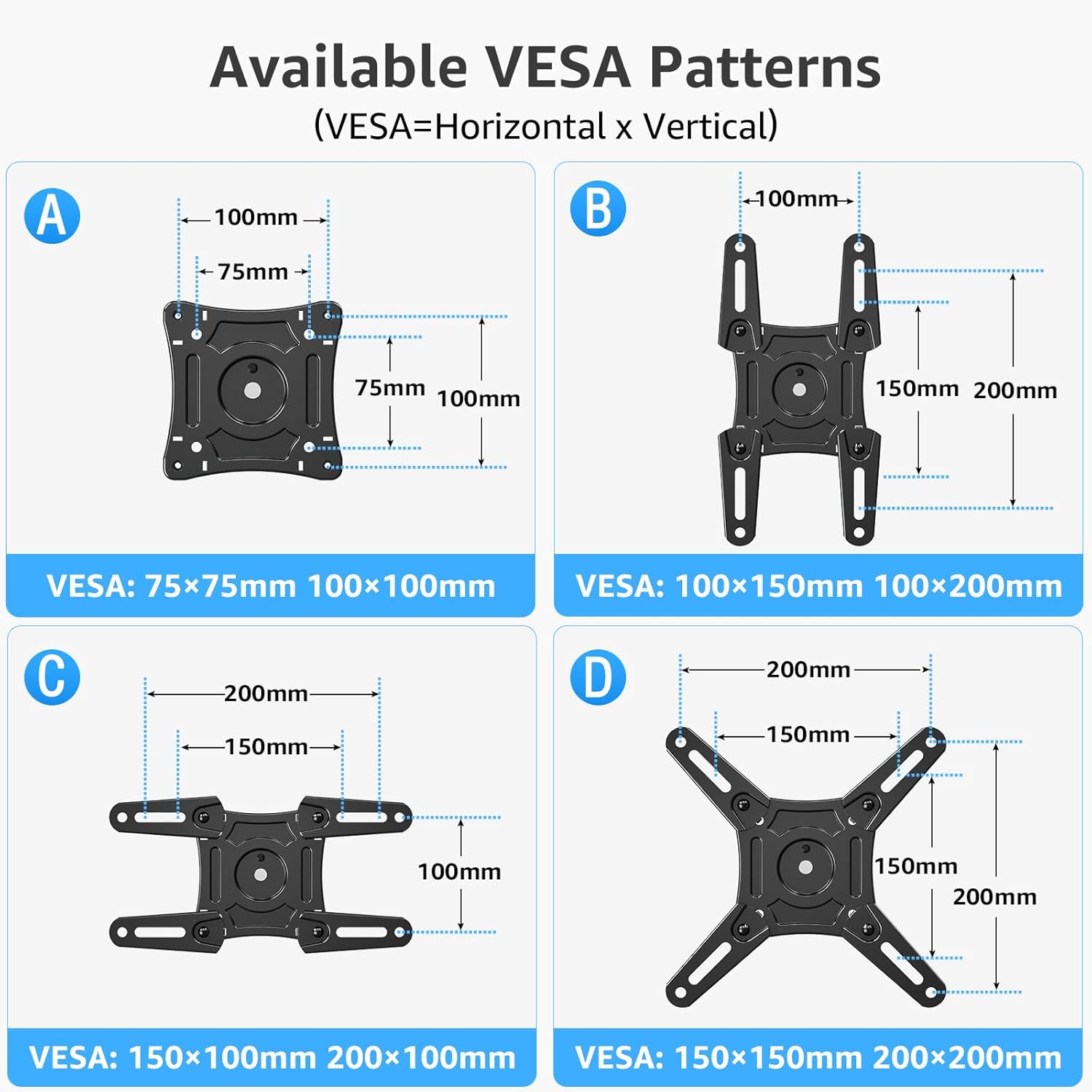 Thumbnail 6 de MOUNTUP EU0091 Full Motion TV Wall Bracket (550mm arm, VESA up to 200x200, up to 20kg) for 14–42 inch screens