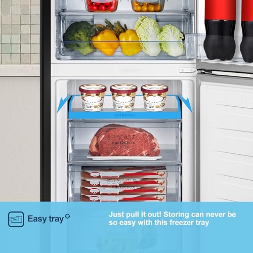 Thumbnail 5 de Fridgemaster MC55251DEB 55cm Freestanding 256L Fridge Freezer with Water Dispenser (Non-Plumbed) – Frost Free, LED Lighting, E Rated