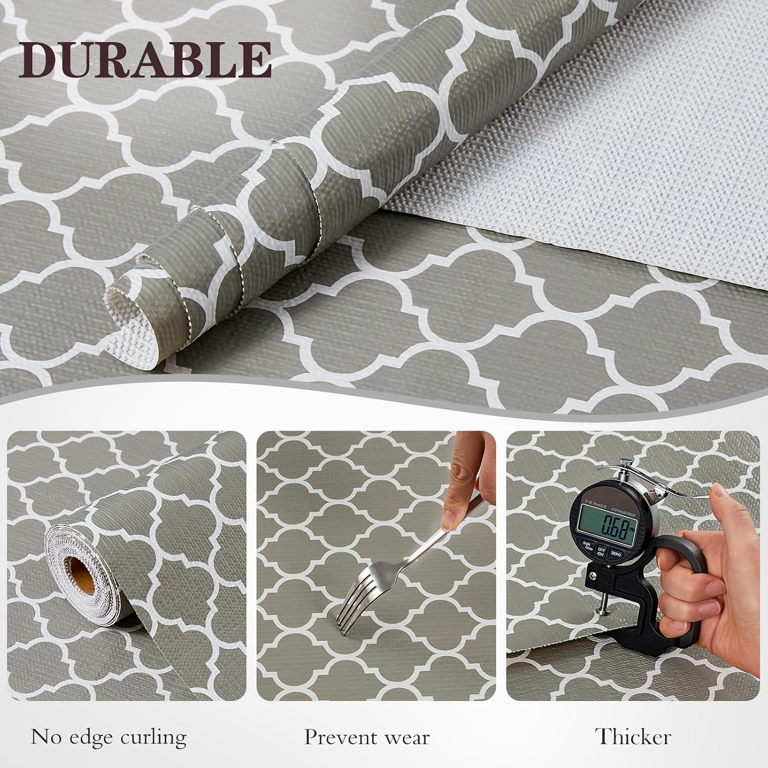 Detalle de ALIUNI Shelf Liner 18IN x 30FT