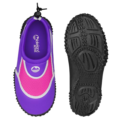 Detalle de Lakeland Active Eden Aquasport Water Shoes (Girls) - Purple/Pink/White, UK Size 13