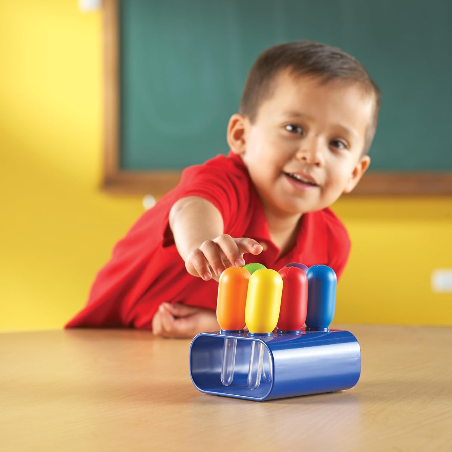 Thumbnail 5 de Learning Resources Compte-Gouttes Géants – Pipettes Montessori avec Support