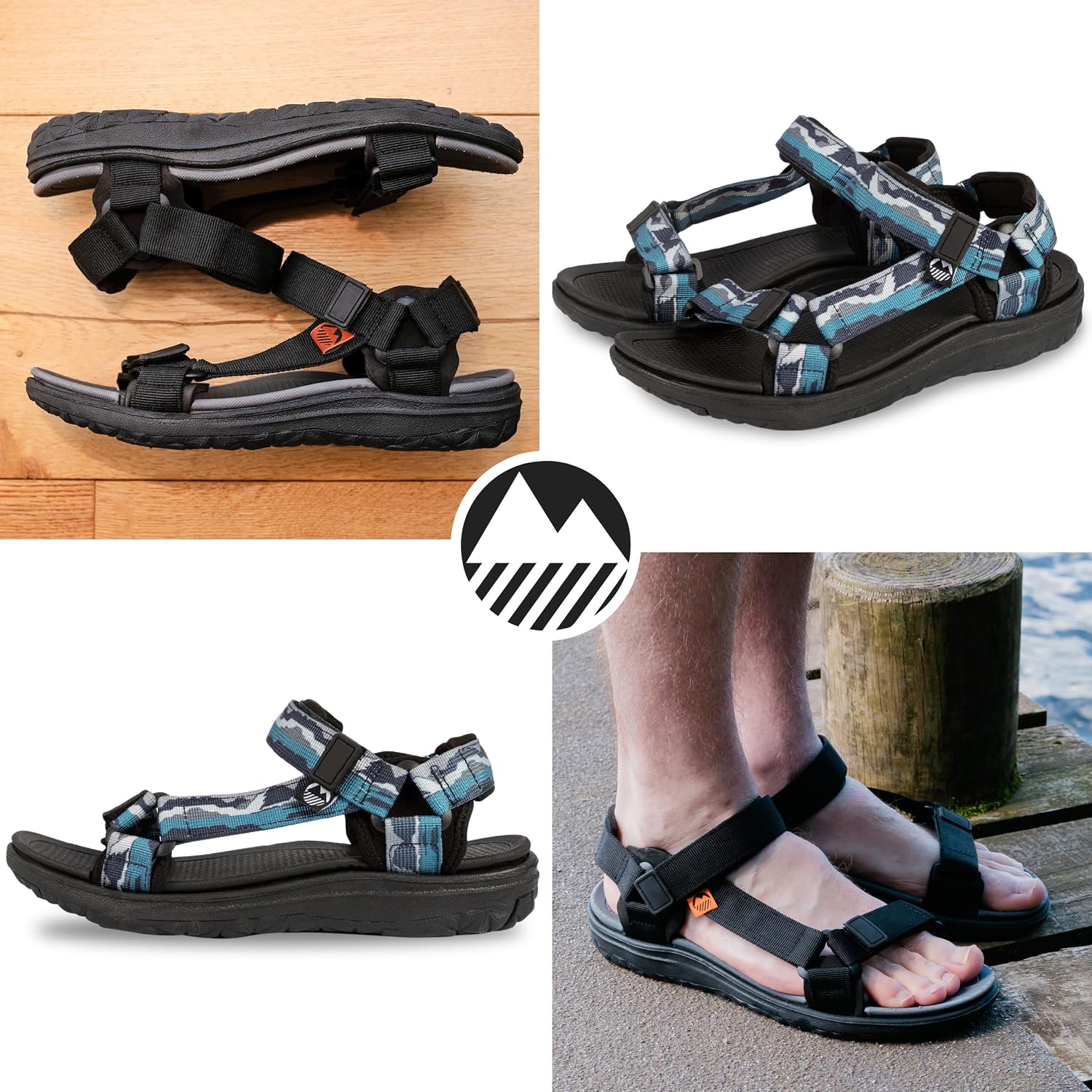 Detalle 2 de Lakeland Active Men's Stonethwaite Adjustable Outdoor Walking Trekking Sandals