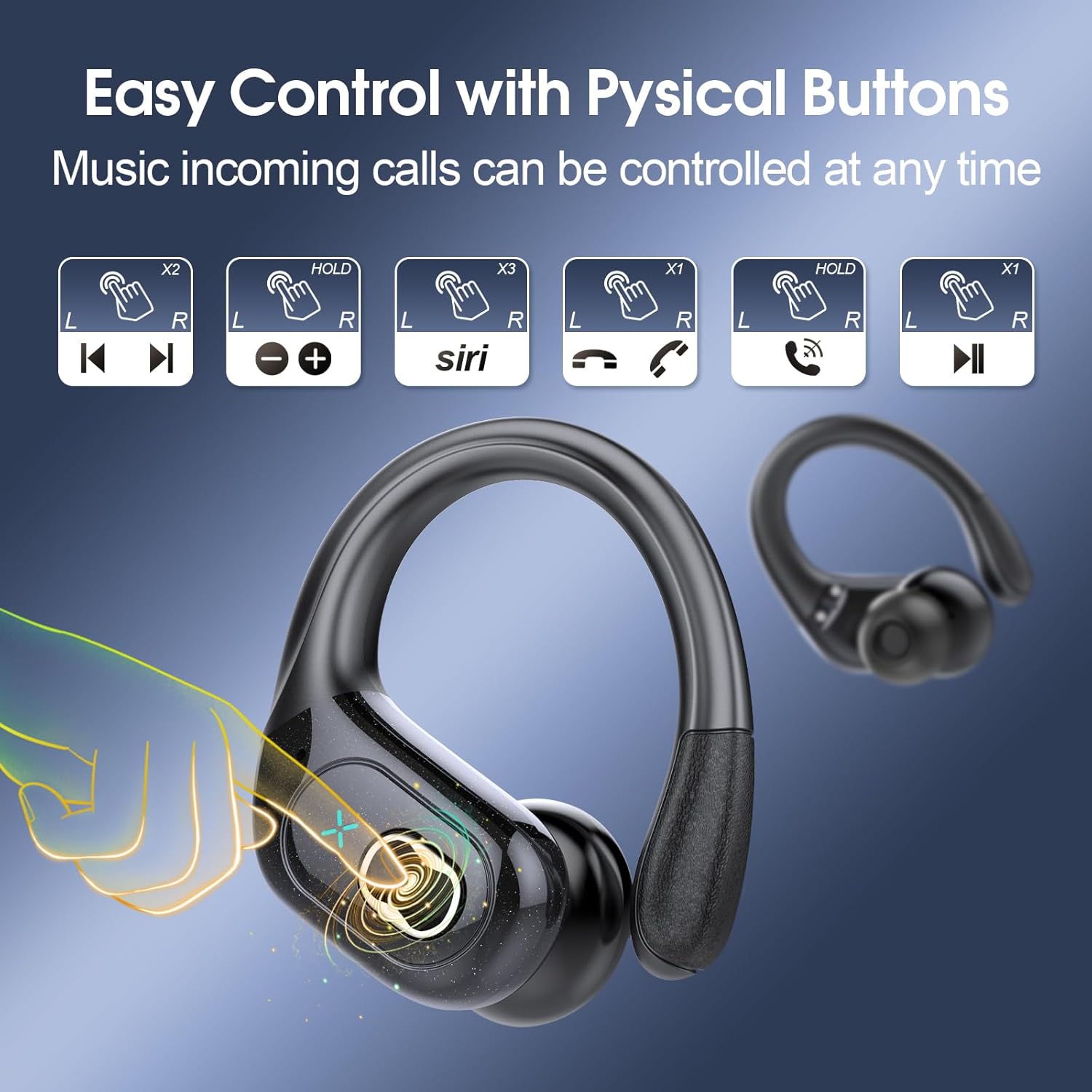 Thumbnail 6 de Wireless Earbuds 75 hrs Bluetooth 5.4