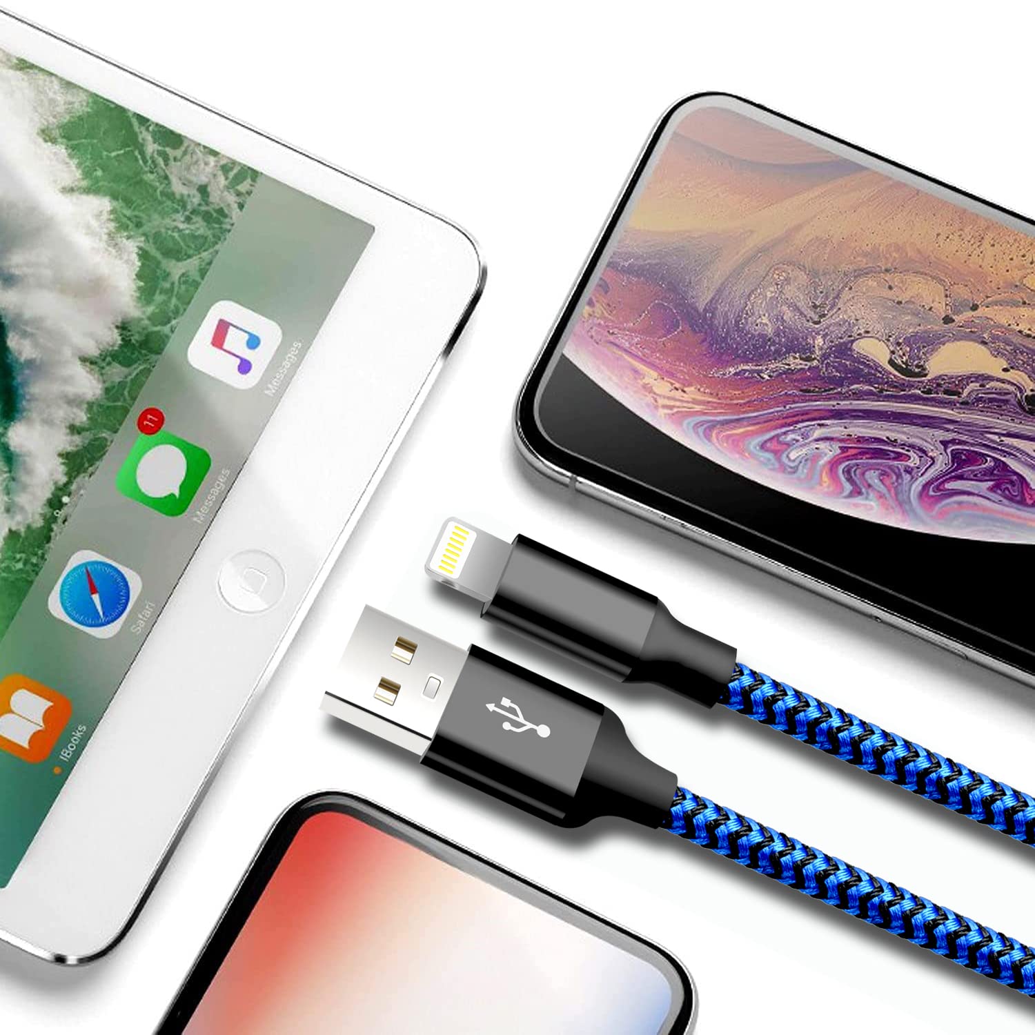 Thumbnail 5 de cugunu iPhone Charger 5-Pack Nylon Lightning Cables