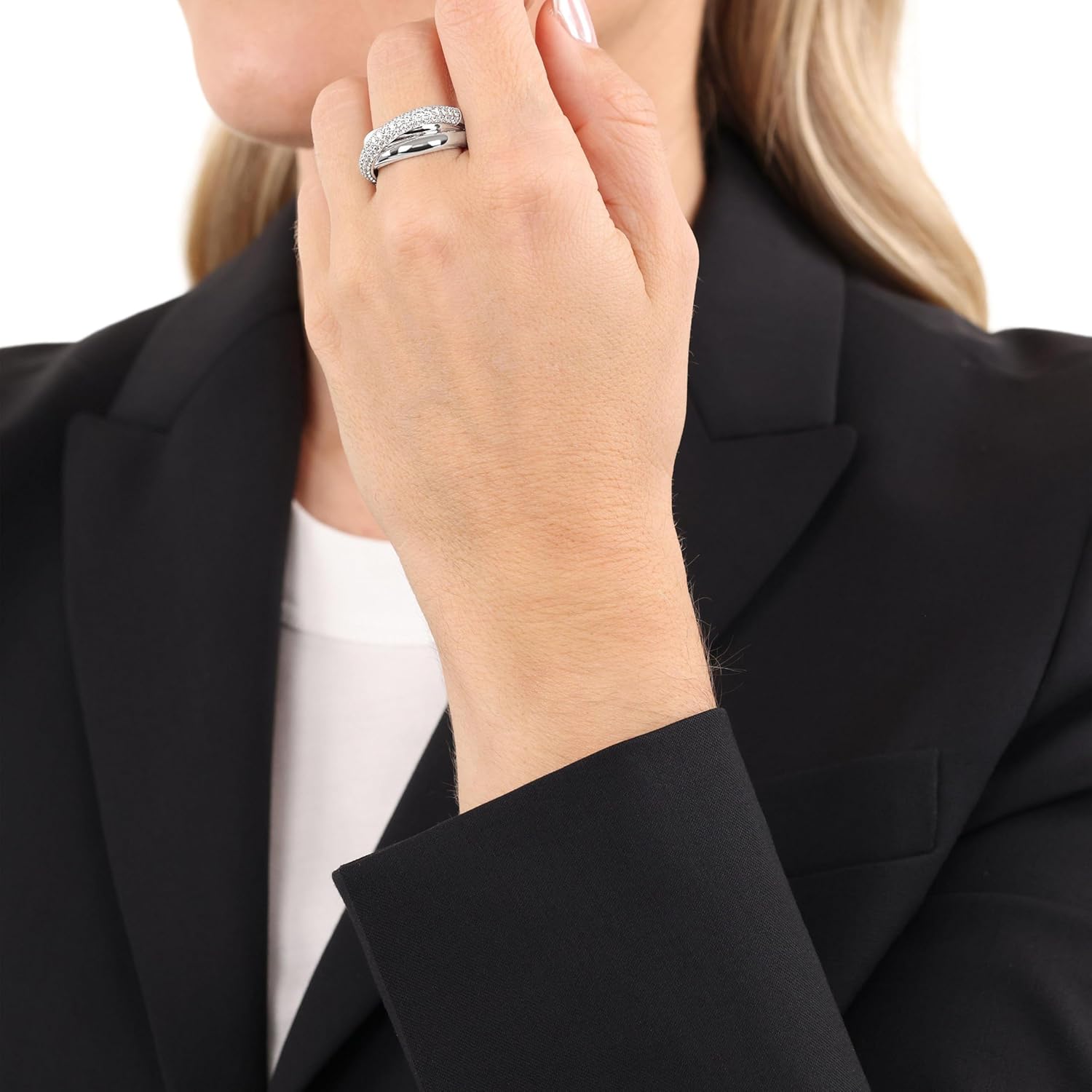 Thumbnail 1 de JOOP! Damenring aus Silber 925 (8 mm) mit Zirkonia – in Schmuck-Geschenkbox