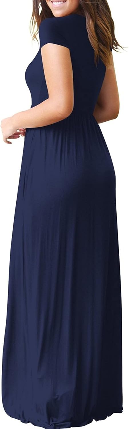 Thumbnail 1 de GRECERELLE Womens Maxi Dress: Casual Summer Long Dress with Pockets