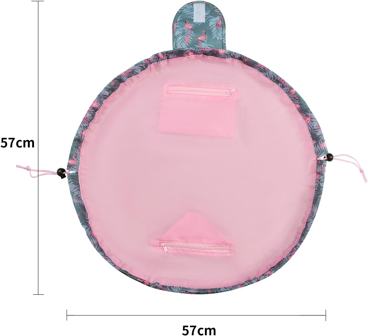 Detalle 2 de Lazy Drawstring Makeup Bag 1L, waterproof pouch