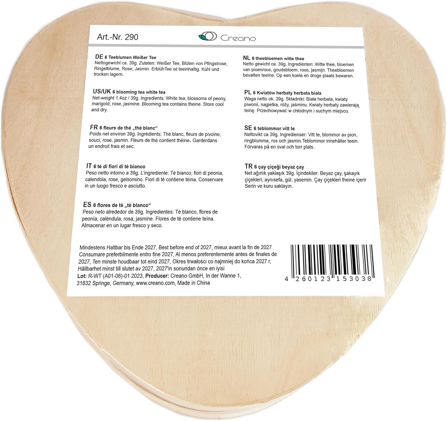 Thumbnail 5 de Creano Mix Fiori di Tè Set Regalo 6 fiori 🍵