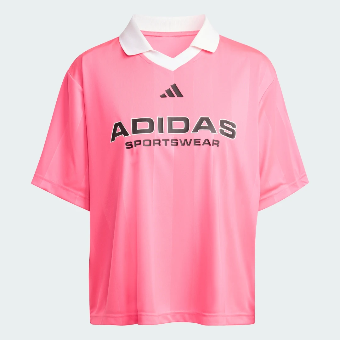 Detalle de Polo Tiro Rosa de Adidas | polo clásico para entrenamiento y ocio