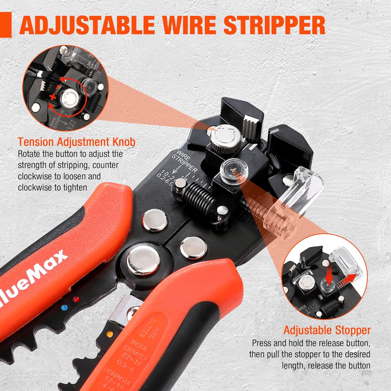 Thumbnail 2 de ValueMax Pince à dénuder 3 en 1 266 bornes ⚙️