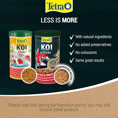 Detalle de Tetra Koi Pond Fish Food Sticks 1.5kg — Biologically balanced koi nutrition