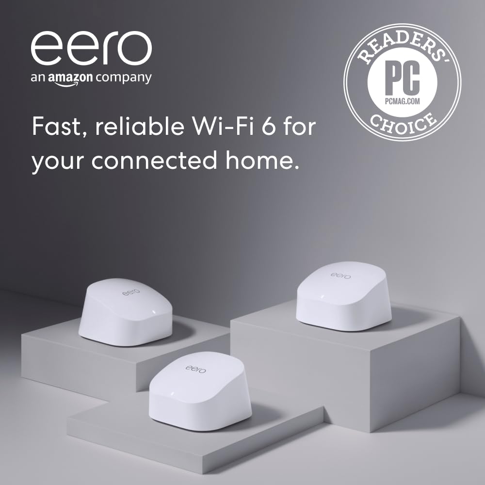 Detalle de Amazon eero 6 mesh Wi-Fi router