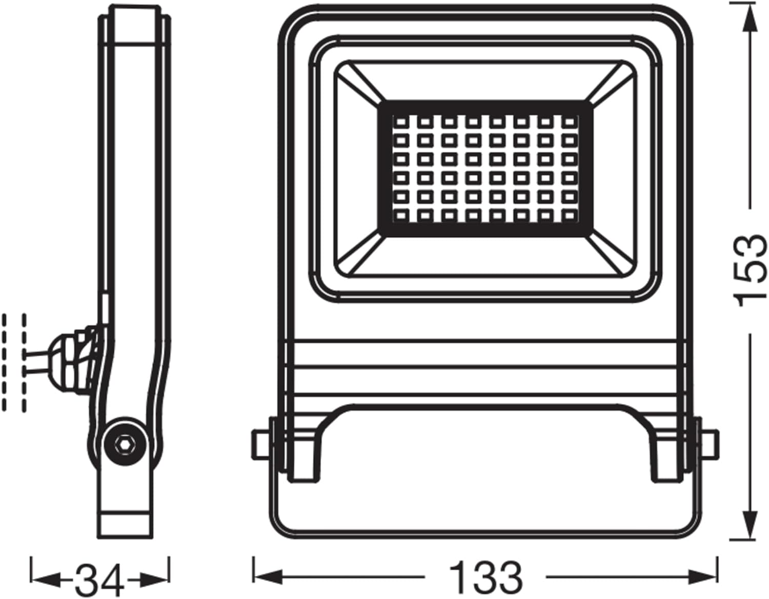 Thumbnail 2 de OSRAM Proiettore LED ENDURA FLOOD PC 30W – Bianco caldo 3000K, 180° rotazione, IP65