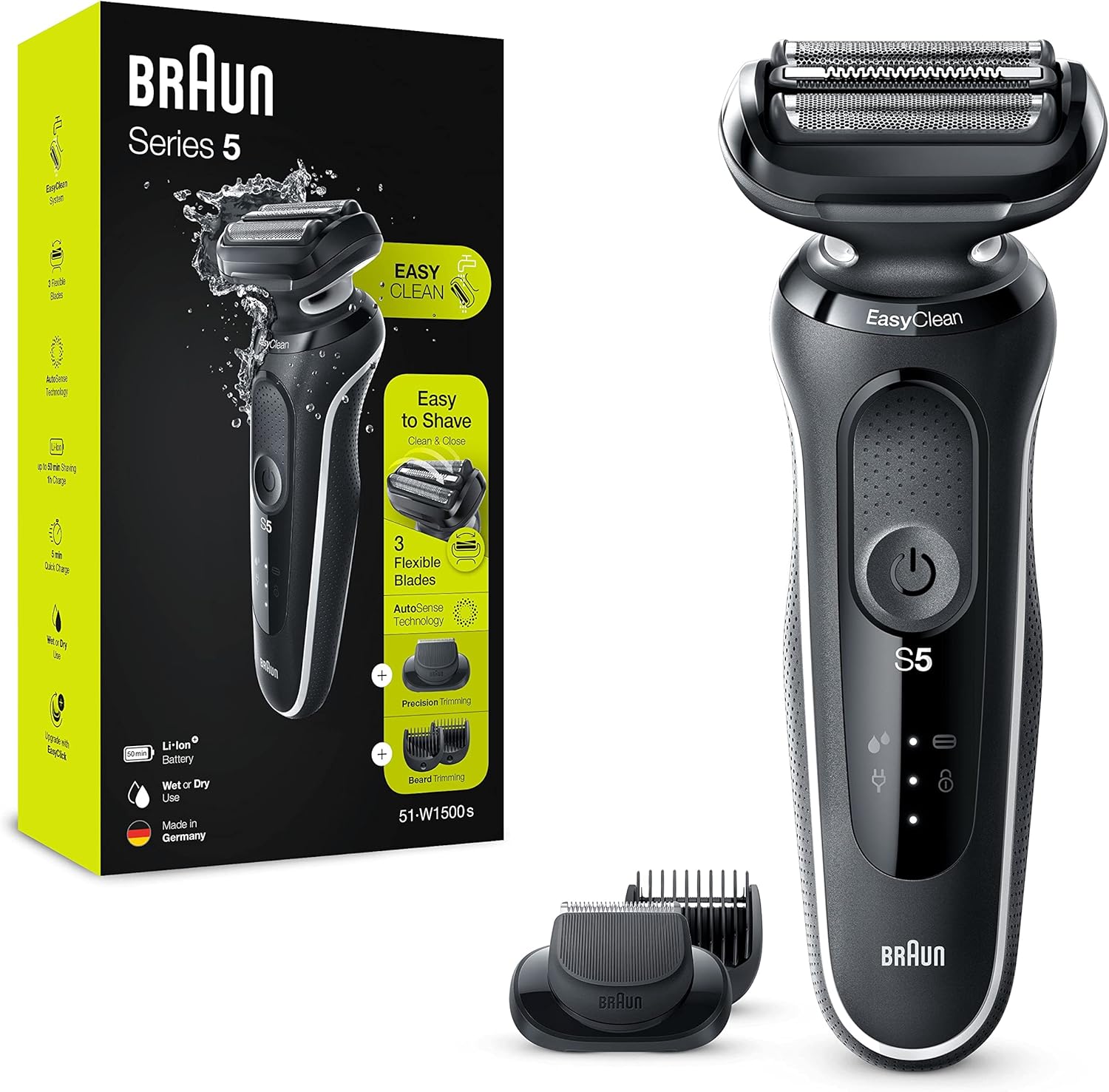 Thumbnail 6 de Braun Serie 5 50 min Rasoio elettrico