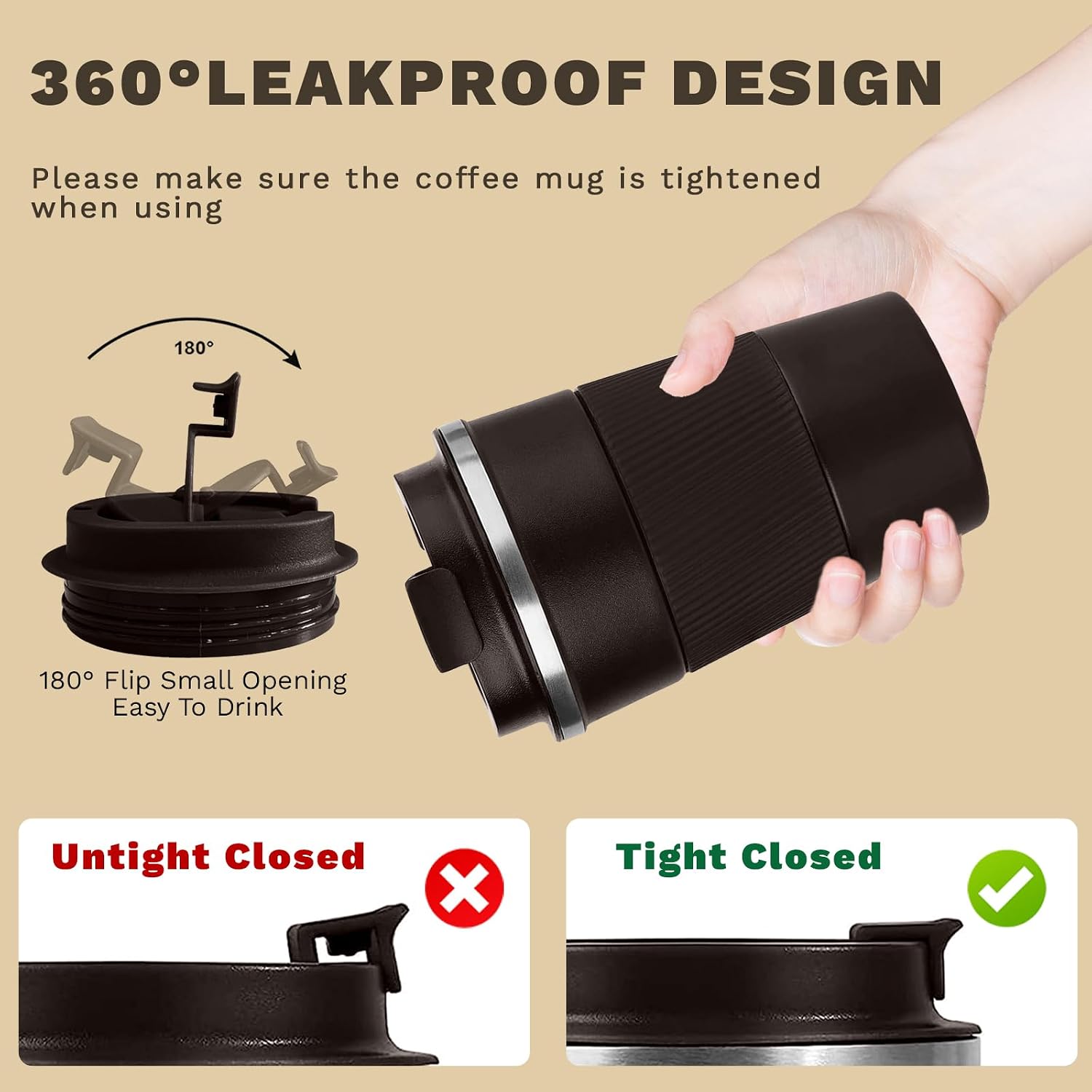 Detalle 1 de 304 Stainless Steel Travel Mug