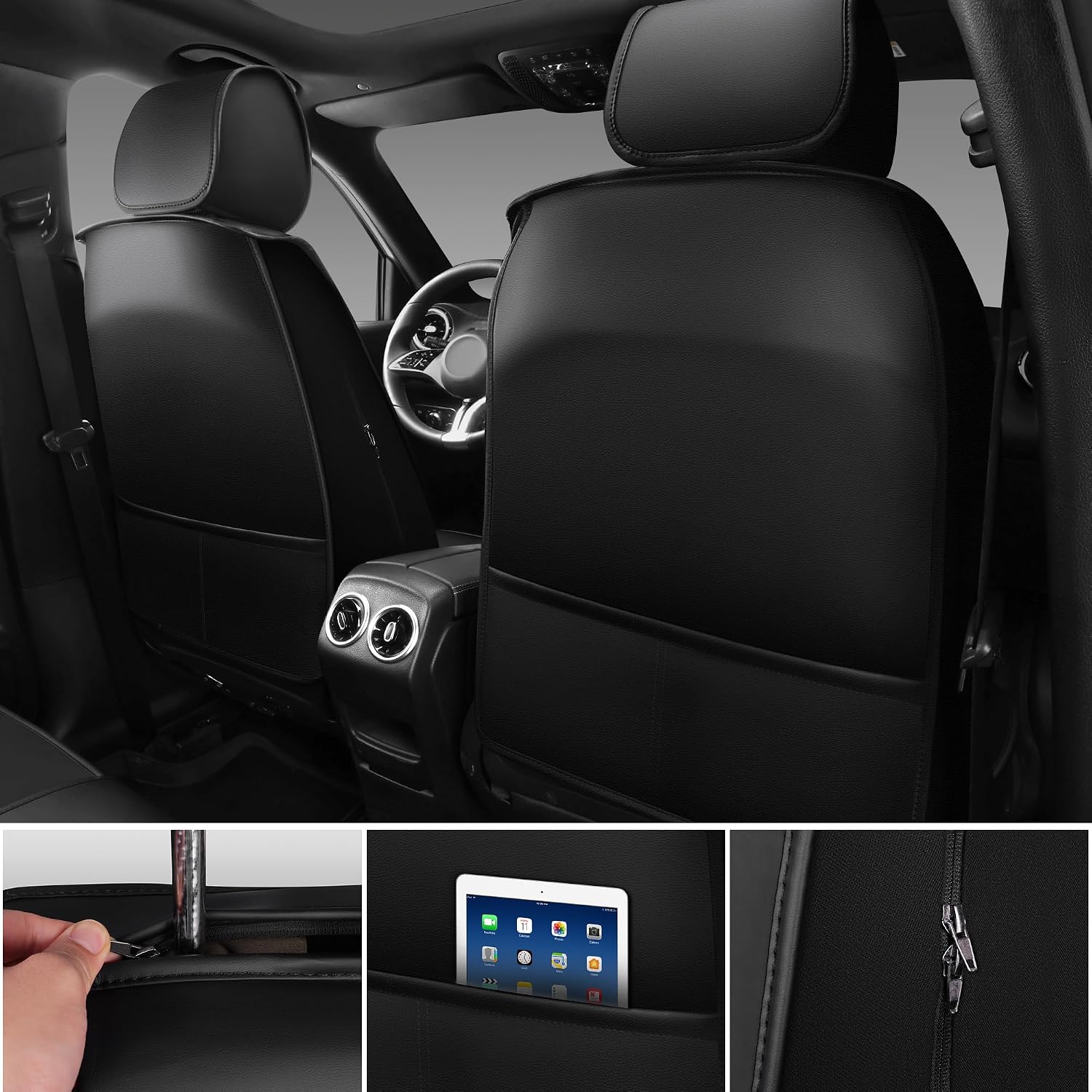 Detalle de CAR PASS Nappa Leather Seat Covers
