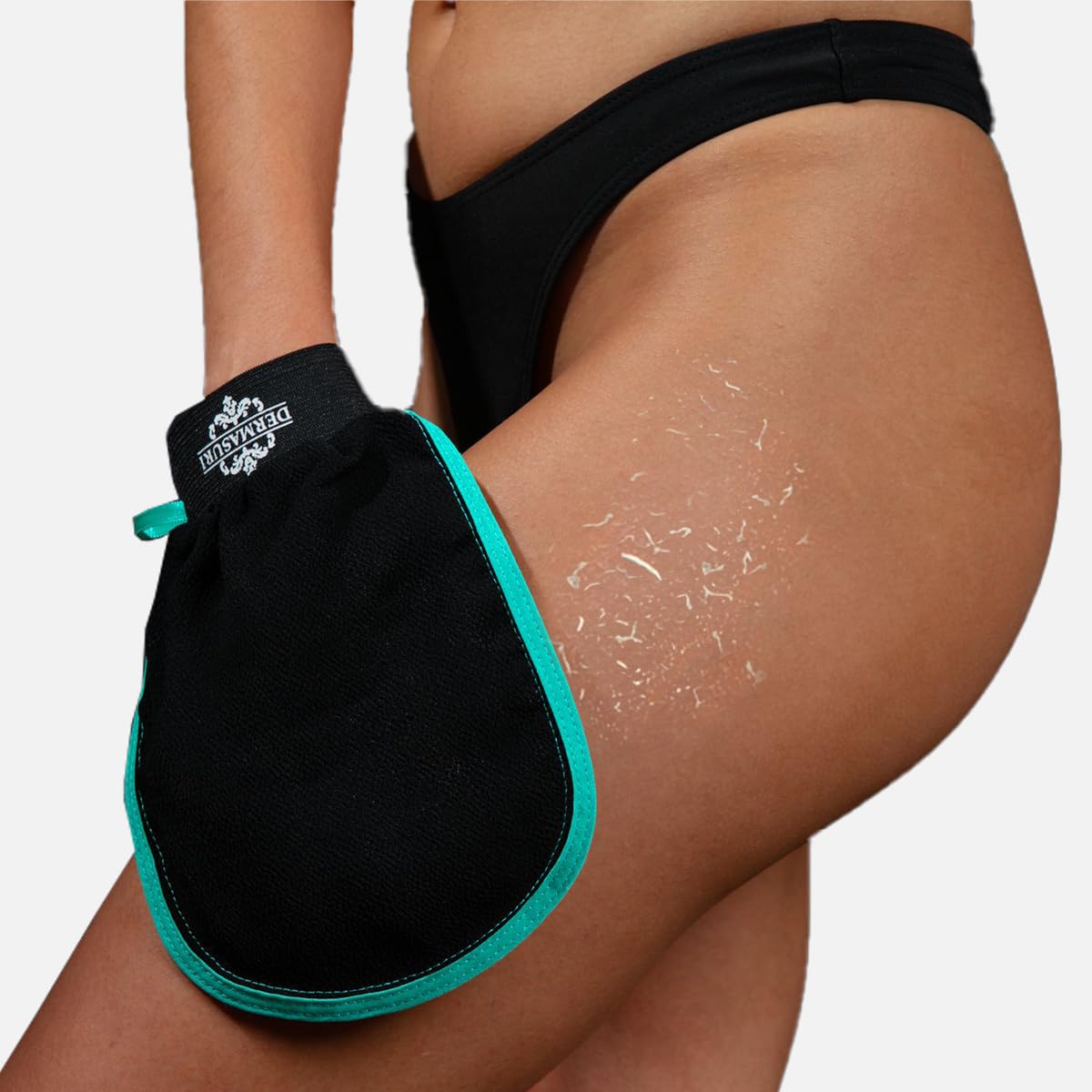 Detalle de Dermasuri Deep Exfoliating Glove: Korean Exfoliating Mitt & Body Scrubber