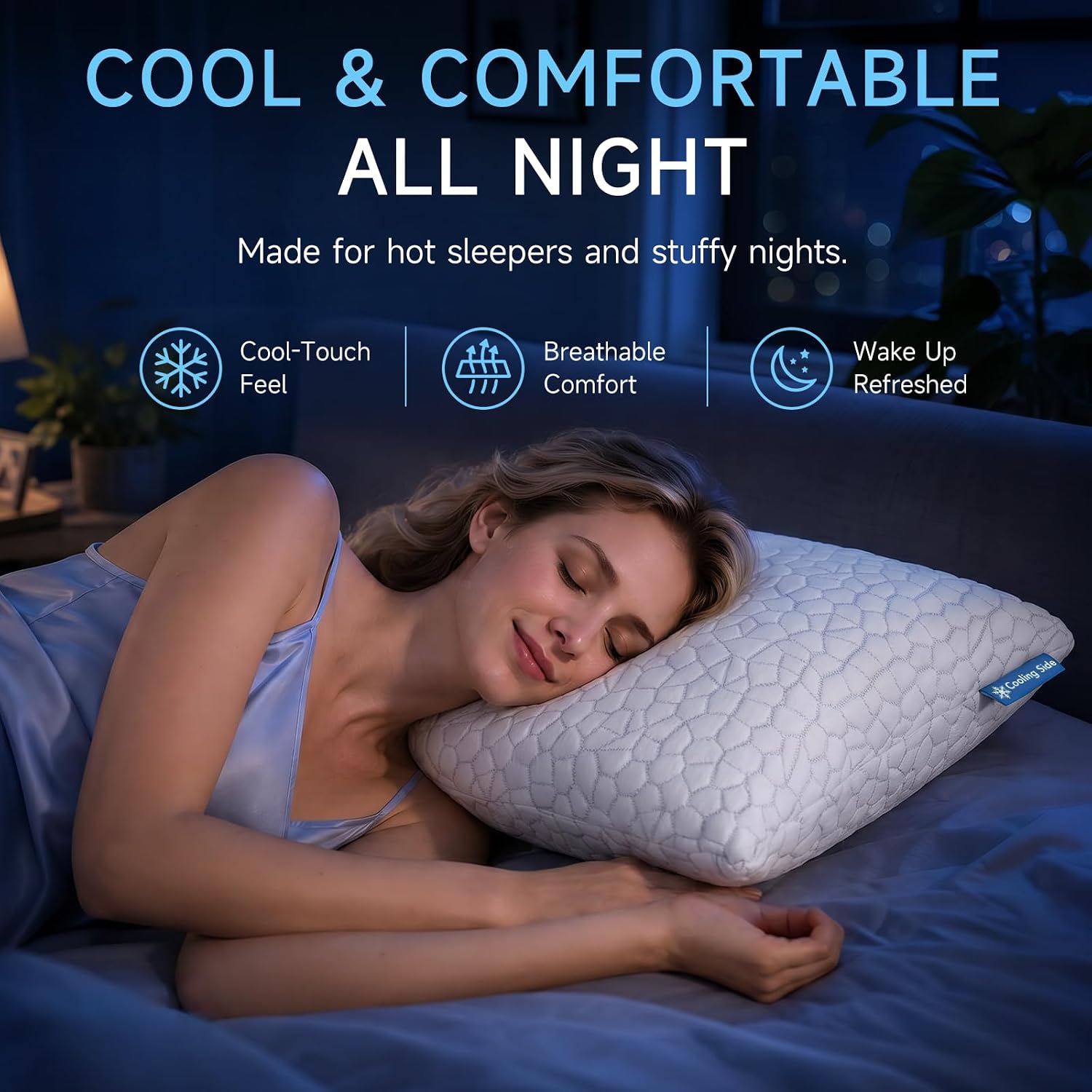 Detalle 1 de QUTOOL Cooling Pillow 2 Pack