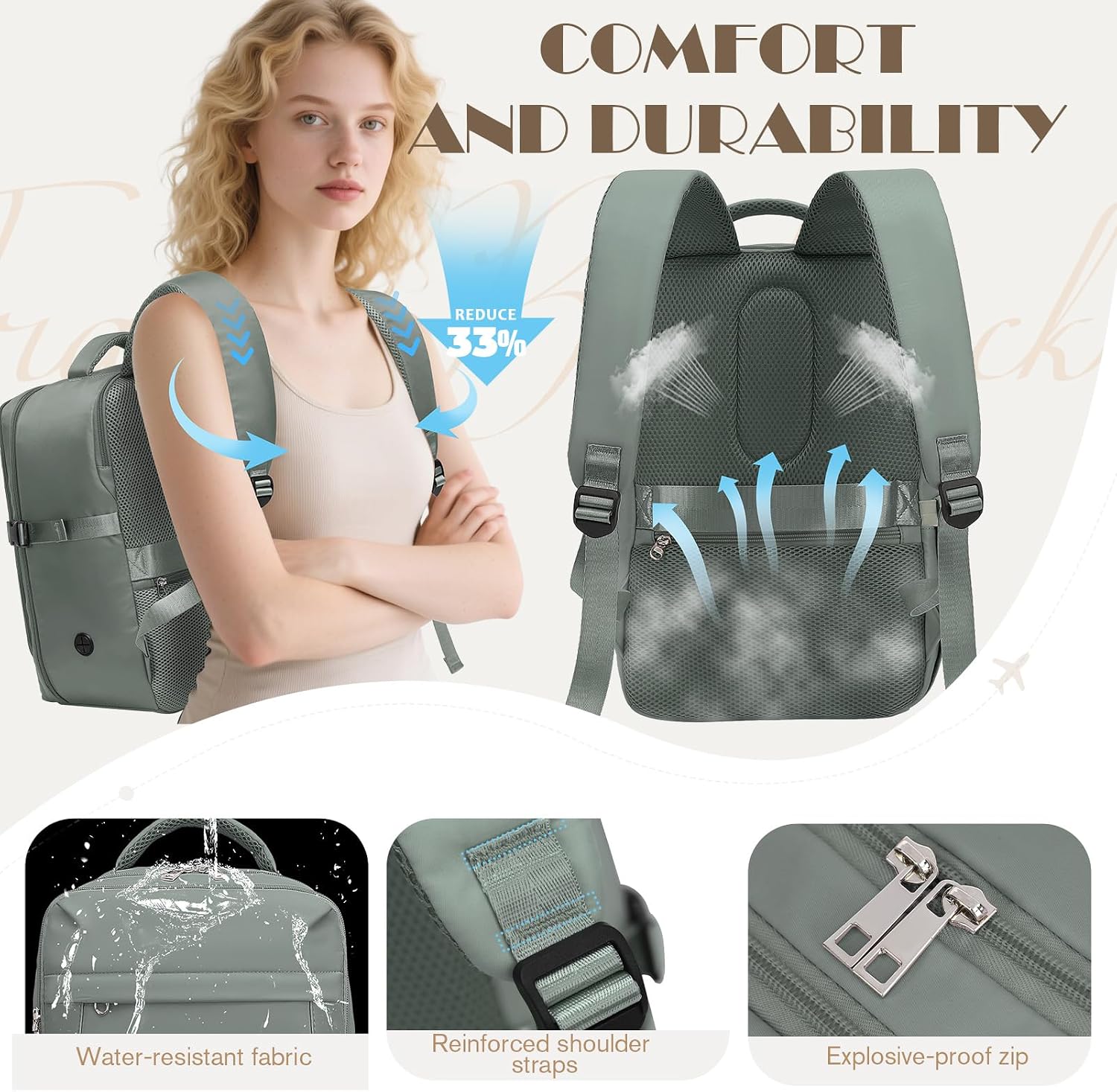 Thumbnail 4 de Yankony Ryanair Handgepäck Rucksack 20 L