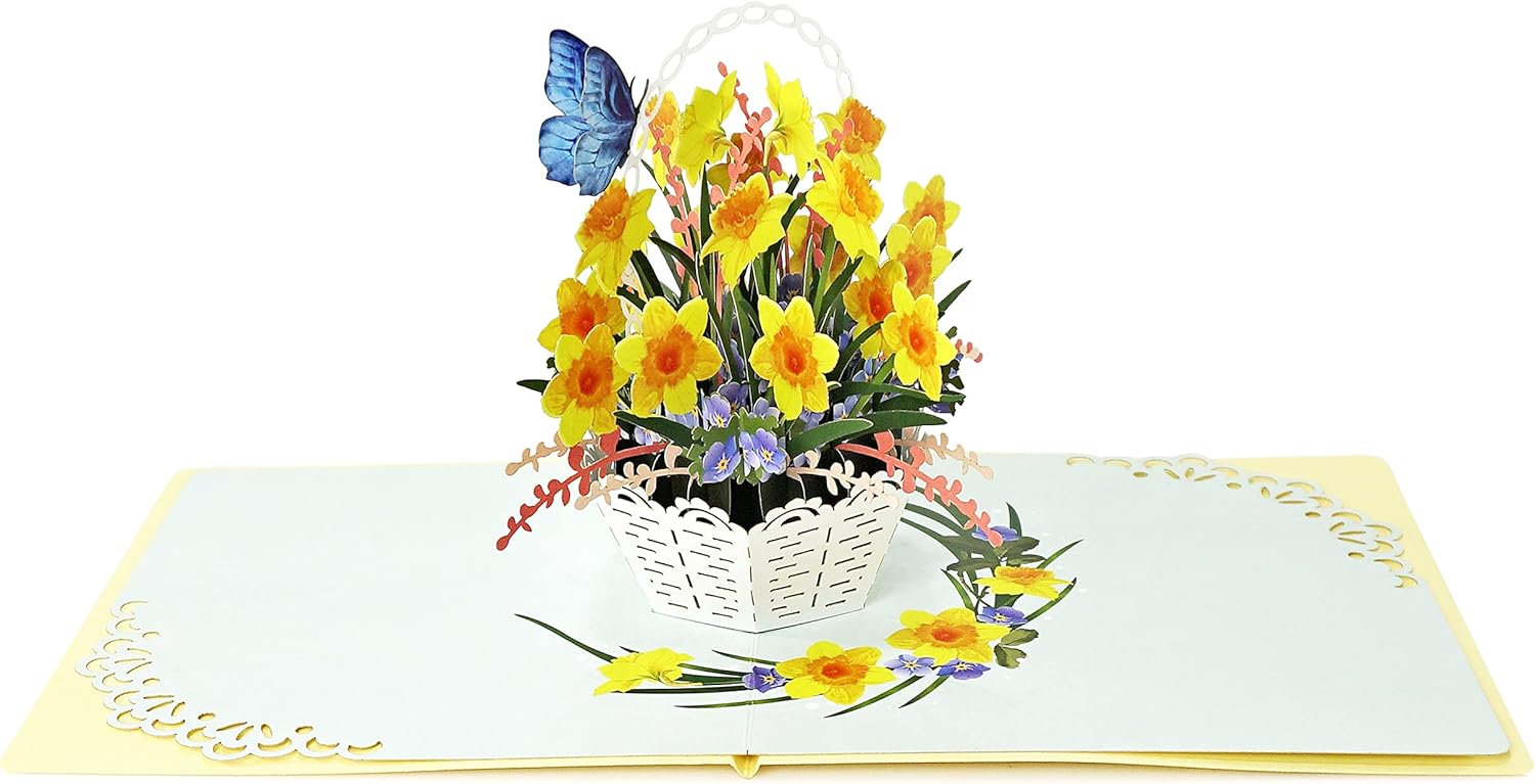 Thumbnail 5 de CUTPOPUP Yellow Daffodils 3D Card