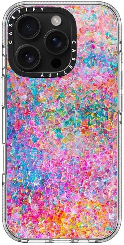 Thumbnail 1 de CASETiFY Clear iPhone 16 Pro Case (Not Yellowing, 6.6 ft Drop Protection, MagSafe) – My Neon Summer