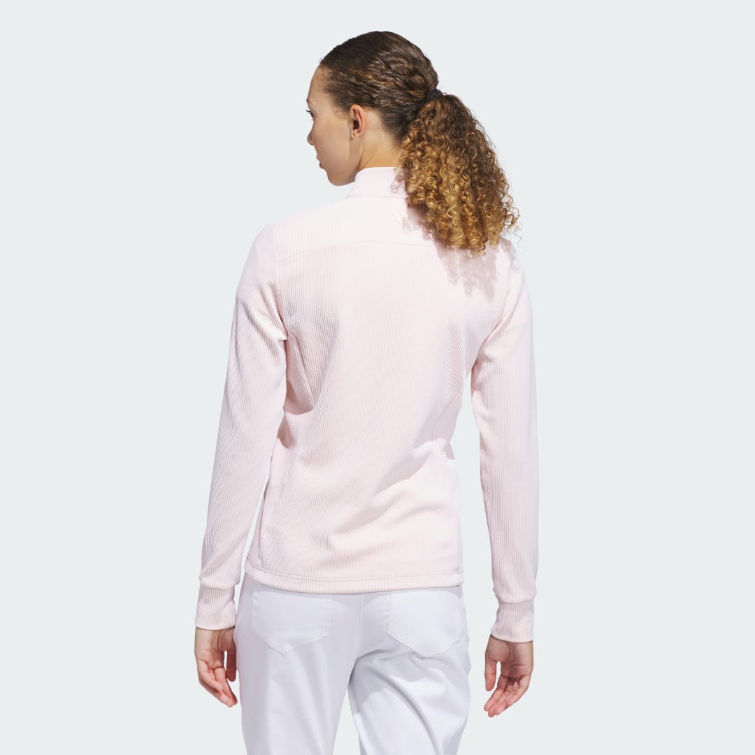 Detalle 2 de Adidas Chaqueta con cierre de cremallera Performance Texture – rosa