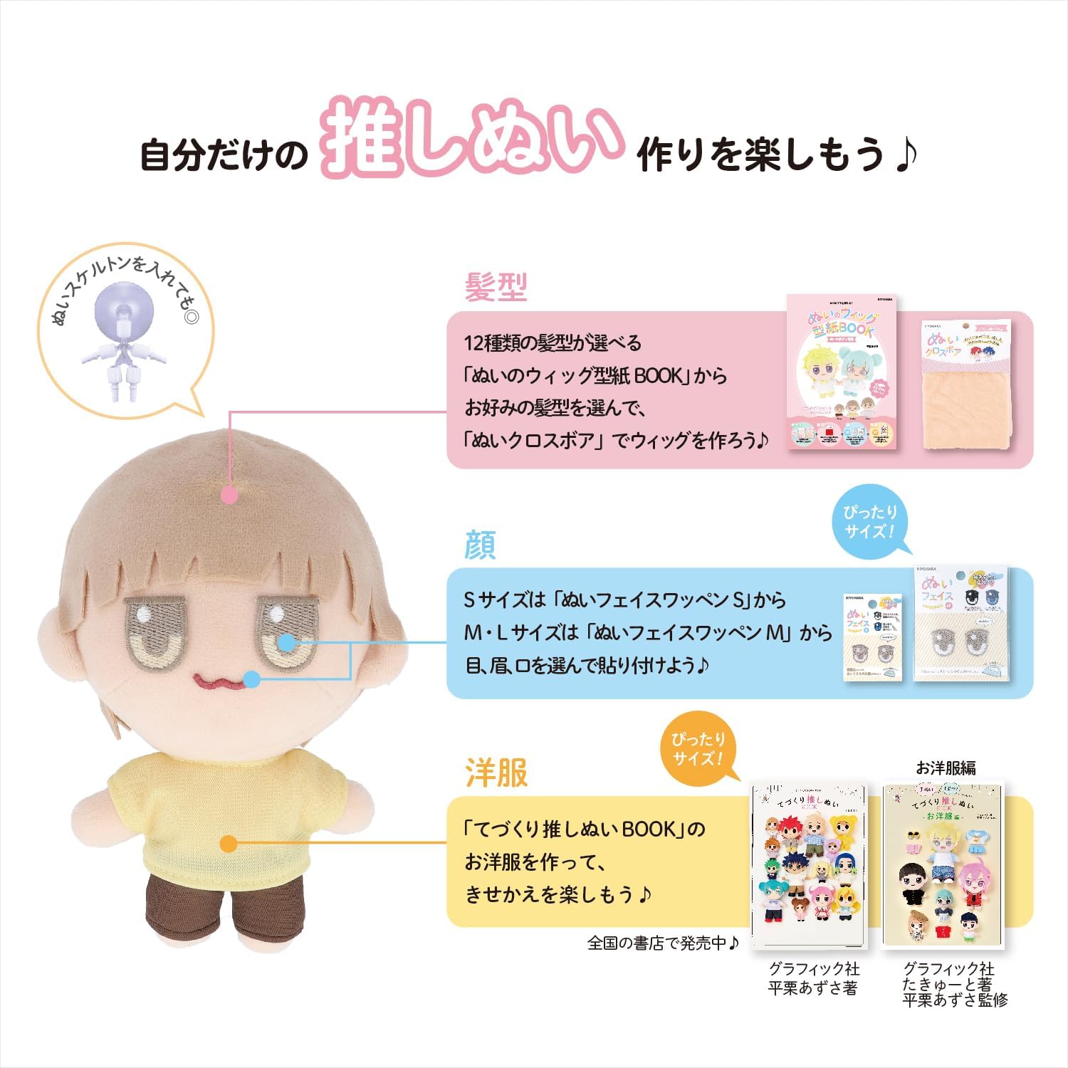 Detalle de 清原 NUIB-03 推しぬいボディ用テンプレート Mサイズ・A3・約0.4mm