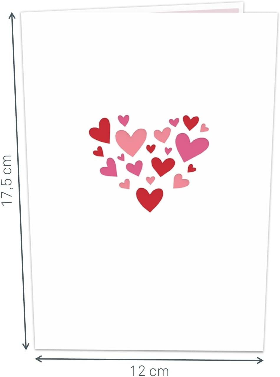 Thumbnail 3 de papercrush® Pop-Up Karte Herzbaum mit Turteltauben – 3D Hochzeitskarte, Verlobung & Jahrestag
