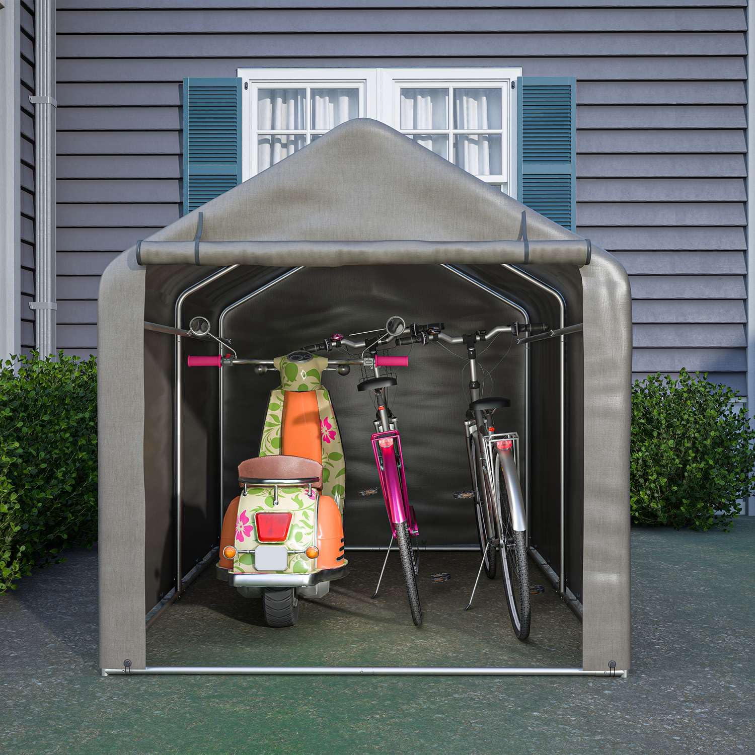 Detalle 2 de BIRCHTREE Bike Storage Tent 2.2m x 1.6m