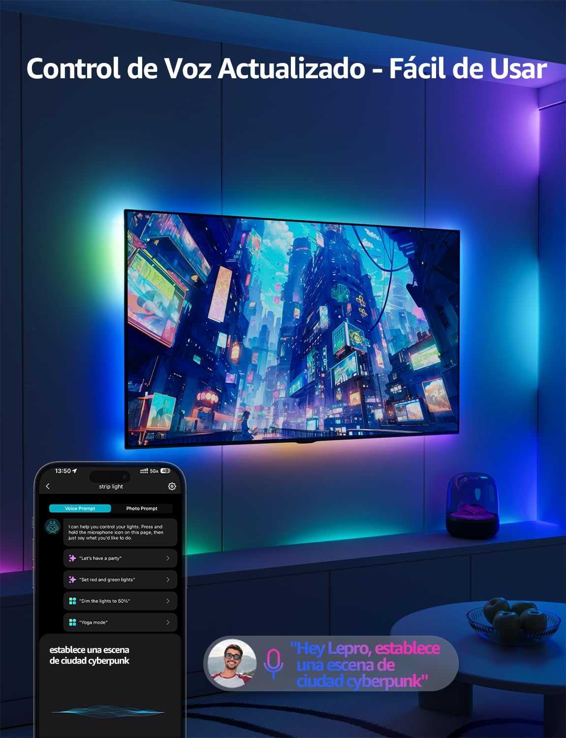 Thumbnail 2 de Lepro S2 AI Tira LED 10M RGB