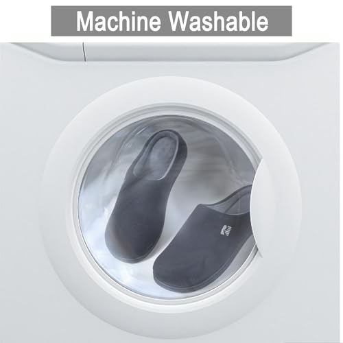 Detalle de RockDove Chausson en mousse à mémoire de forme pour homme — 42/43 EU, Noir/Gris