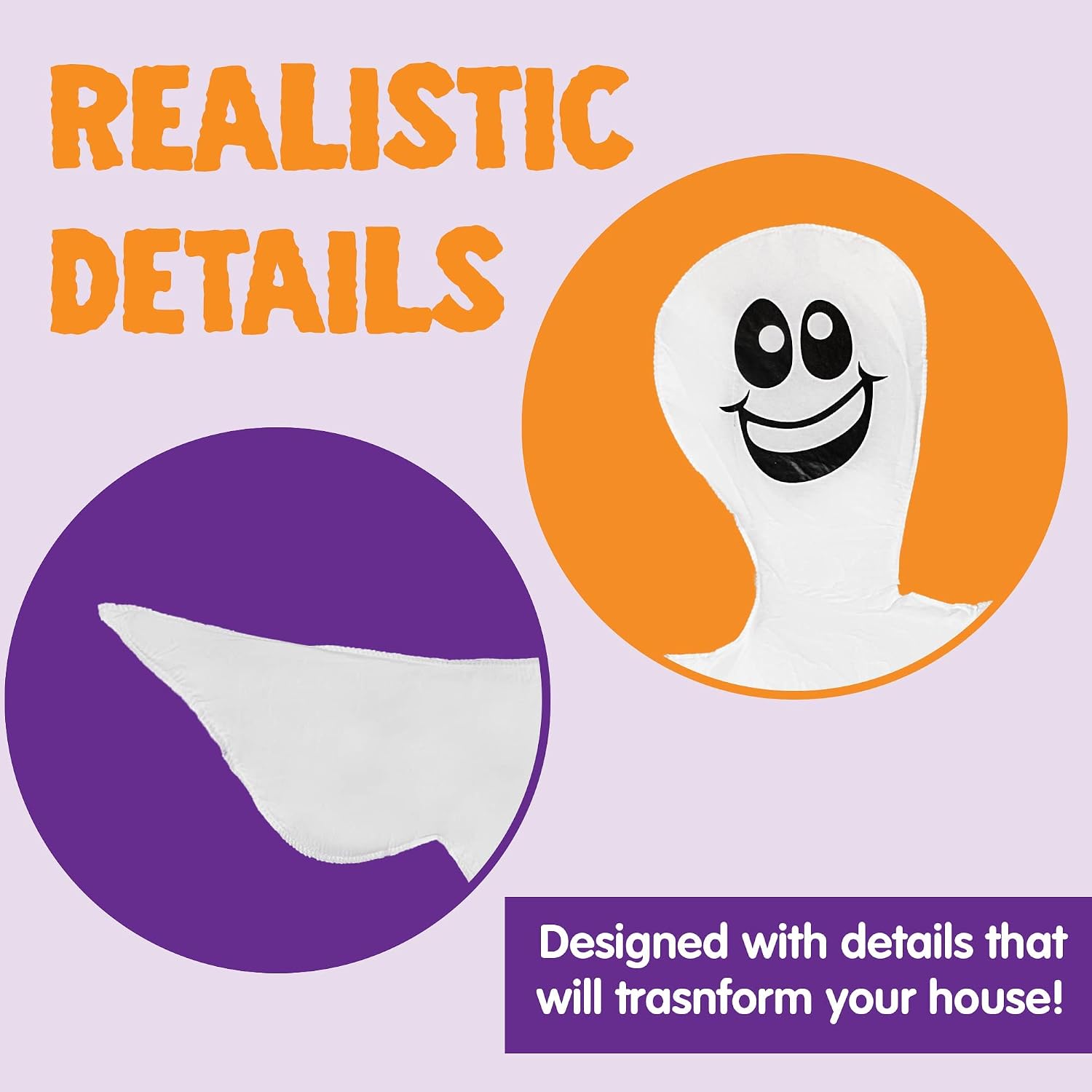 Detalle 2 de JOYIN Halloween Ghost Decorations, 53-Inch